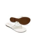 Comfortable White Thong Sandals for Women