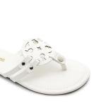 Comfortable White Thong Sandals for Women