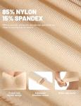 Supportive Seamless Bralettes for Women in Nude