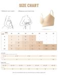 Supportive Seamless Bralettes for Women in Nude