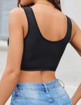 Avidlove Women's Black Lace Deep V Bralette