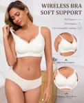 Wireless Seamless Push-Up Bra for Everyday Comfort