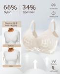 Wireless Seamless Push-Up Bra for Everyday Comfort