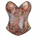 Plus Size Floral Corset Lingerie for Women