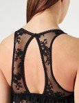 Emporio Armani Women's All Over Embroidery Lace Lingerie Set, Black Flowergarden, Large