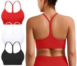 3-Pack Padded Y-Back Sports Bra Set