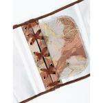 Plus Size Floral Corset Lingerie for Women