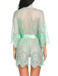Avidlove Women's Lace Kimono Robe and Babydoll