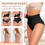 High Waisted Tummy Control Shapewear Briefs