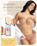 Niidor Magnetic Sticky Strapless Silicone Push Up Bra
