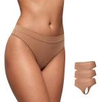 Soft High Rise Thongs for Women - 3 Pack