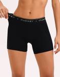 INNERSY Women's Cotton Boyshorts 3-Pack Black