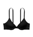 Victoria's Secret Pink Push Up Bra, Full Coverage, Padded, Smooth, Bras for Women, Black (32D)