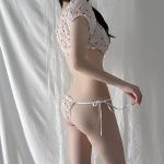 Temptshow Anime Cosplay Lingerie Set in White