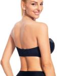 Dvpol Black Strapless Push-Up Bra 34DD/34E