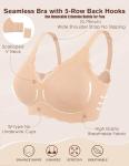 Avidlove Women's Wireless Lace Full Coverage Bra