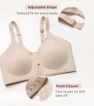 DotVol Women's Seamless Wireless Posture Bra - Beige