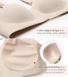 DotVol Women's Seamless Wireless Posture Bra - Beige