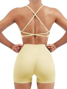 Seamless 2-Piece Workout Set: Sports Bra & Shorts