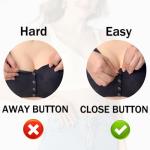 Daisy Front Snap Wireless Lace Bra, Plus Size