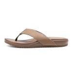 Bruno Marc Men's Supportive Thong Sandals - Brown