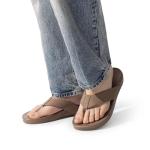 Bruno Marc Men's Supportive Thong Sandals - Brown