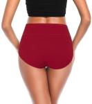 High Waisted Cotton Tummy Control Underwear Pack