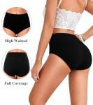 High Waisted Cotton Tummy Control Underwear Pack