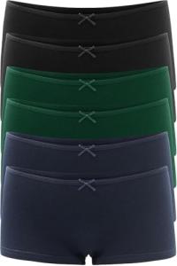 Cotton Cheeky Boyshorts for Women - 6 Pack