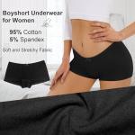 Cotton Cheeky Boyshorts for Women - 6 Pack