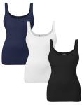 3-Pack Women's Tummy Control Tank Tops