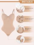Strapless Tummy Control Shapewear Bodysuit for Women