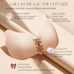 Sticky Backless Push-Up Bra – 2 Pairs Black/Beige