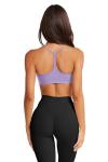 Purple Y-Back Sports Bra for Activewear
