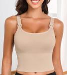 Suekaphin Nursing Longline Bra Tank Top