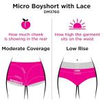 Maidenform Lace Boyshort Panties 3-Pack Set