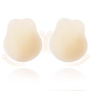 Adhesive Push-Up Backless Bra with Nipple Covers
