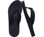 Arch Support Flip Flops for Women - All Black