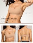 Wireless Seamless Bralette - Warm Nude, Large