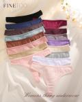 Soft Cotton Thongs for Women - 6 Pack