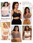 Cozy Wireless Push-Up Bralette in Coffee, XL