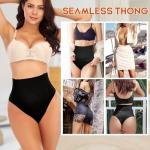 High Waisted Tummy Control Thong Shapewear