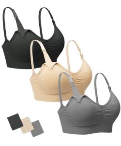Stelle Wireless Nursing Bra for Breastfeeding Maternity