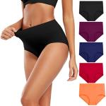 Molasus Women's Soft Cotton High Waisted Briefs