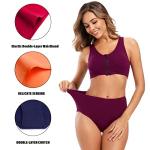 Molasus Women's Soft Cotton High Waisted Briefs
