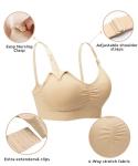 Stelle Wireless Nursing Bra for Breastfeeding Maternity