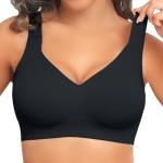 PoseFree Women's Wireless Supportive Plus Size Bra
