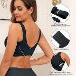PoseFree Women's Wireless Supportive Plus Size Bra