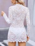 Avidlove Women's Lace Floral Mini Babydoll Dress