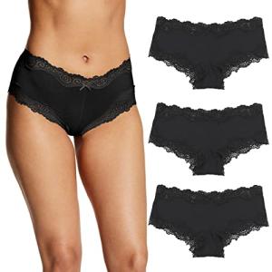 Maidenform Scalloped Lace Low-Rise Cheeky Panty 3-Pack
